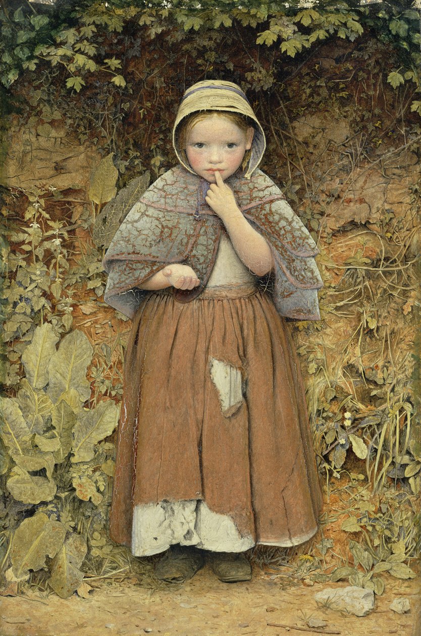 Kerjäläinen tiellä, 1856 tekijältä Edward Thompson Davis