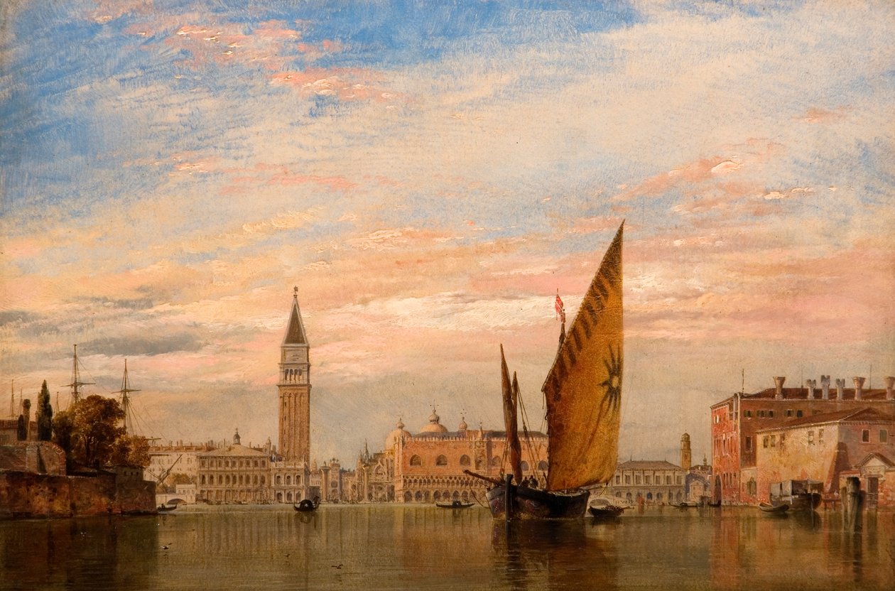 Suurella kanavalla Venetsiassa, 1851 tekijältä Edward William Cooke