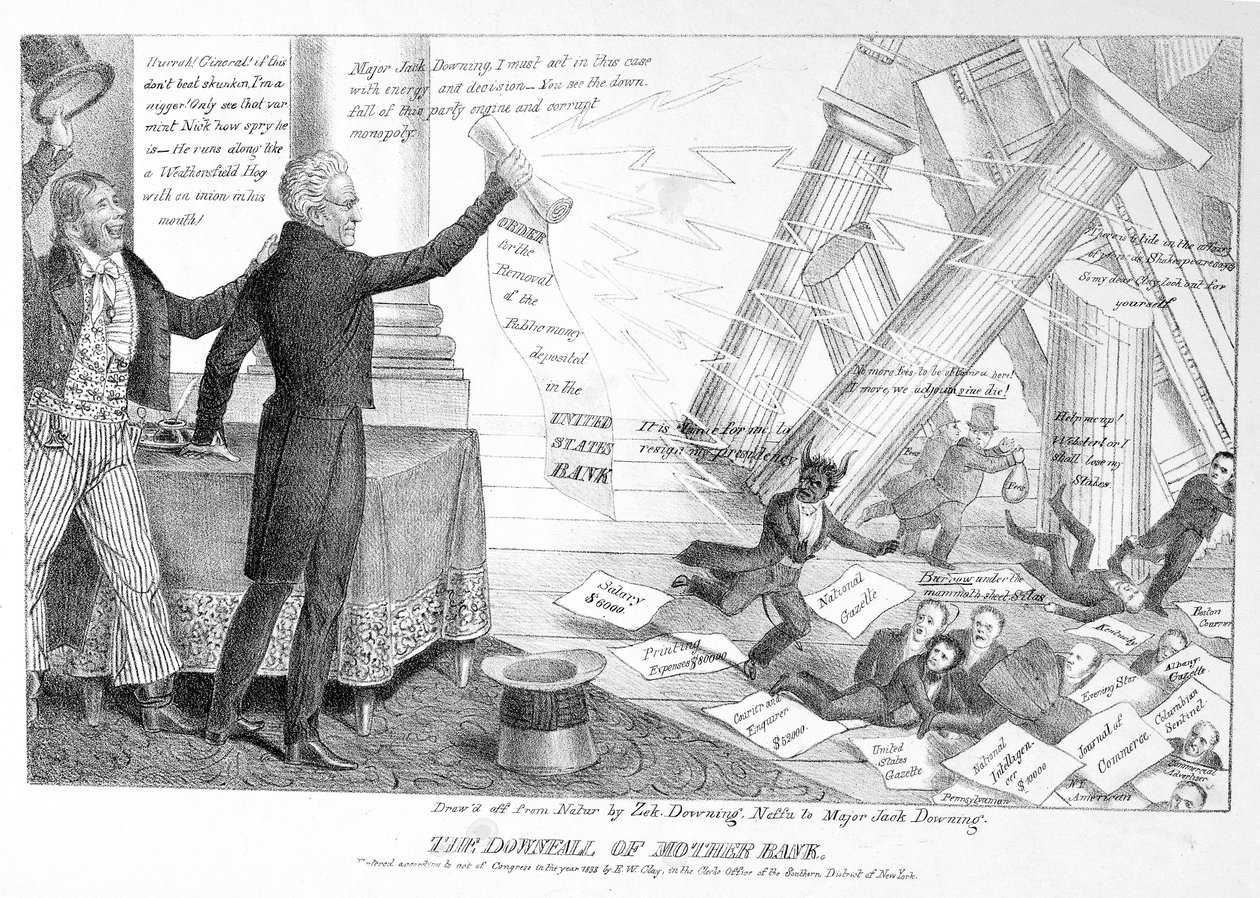 Äitipankin kaatuminen, 1833 tekijältä Edward Williams Clay