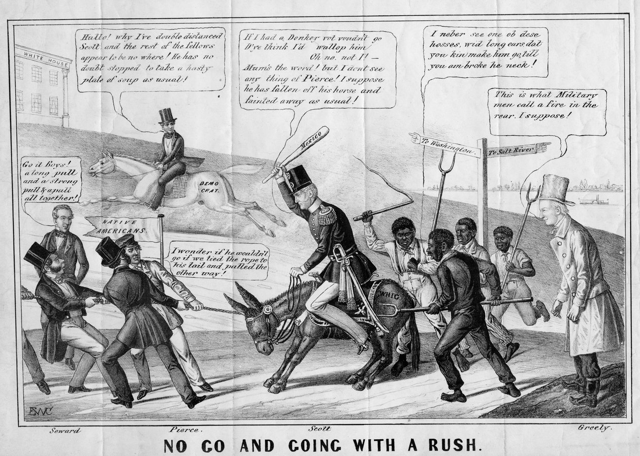 Ei kiirettä, julkaisija J Childs, New York, n. 1852 tekijältä Edward Williams Clay