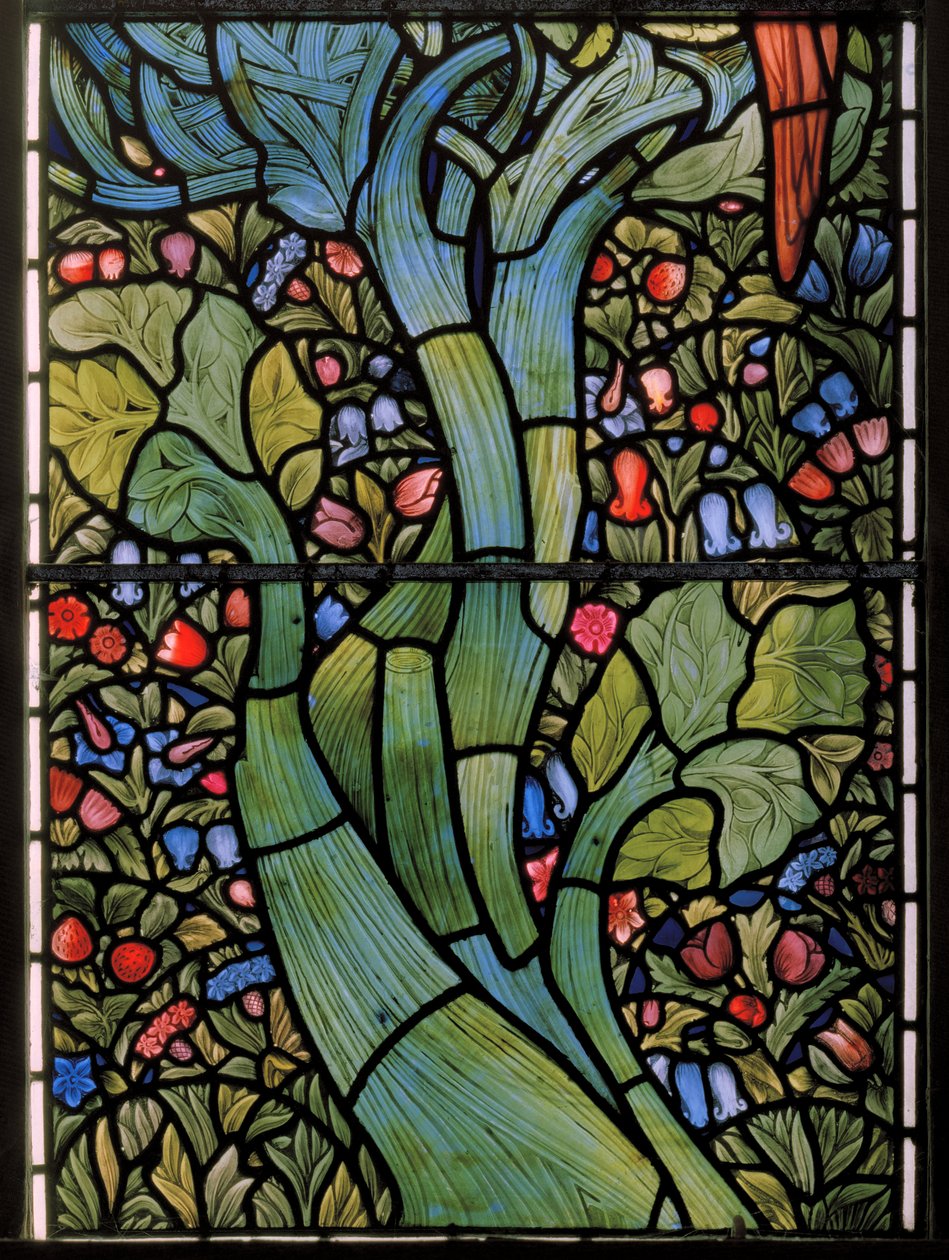 Writhing Tree, East Window, 1880 tekijältä Edward and Morris Burne Jones