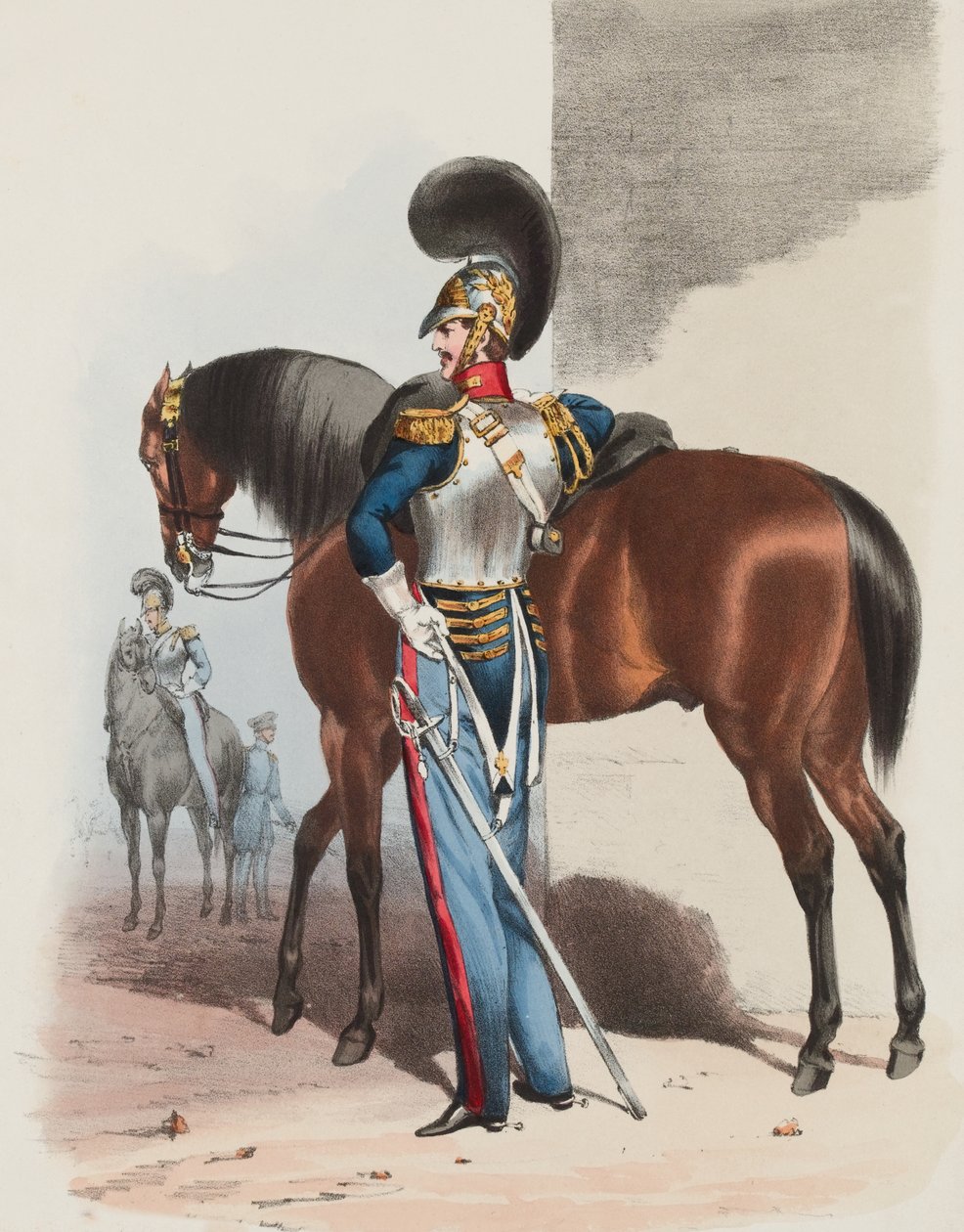 Royal Horse Guards, upseeri tekijältä Edward (after) Hull