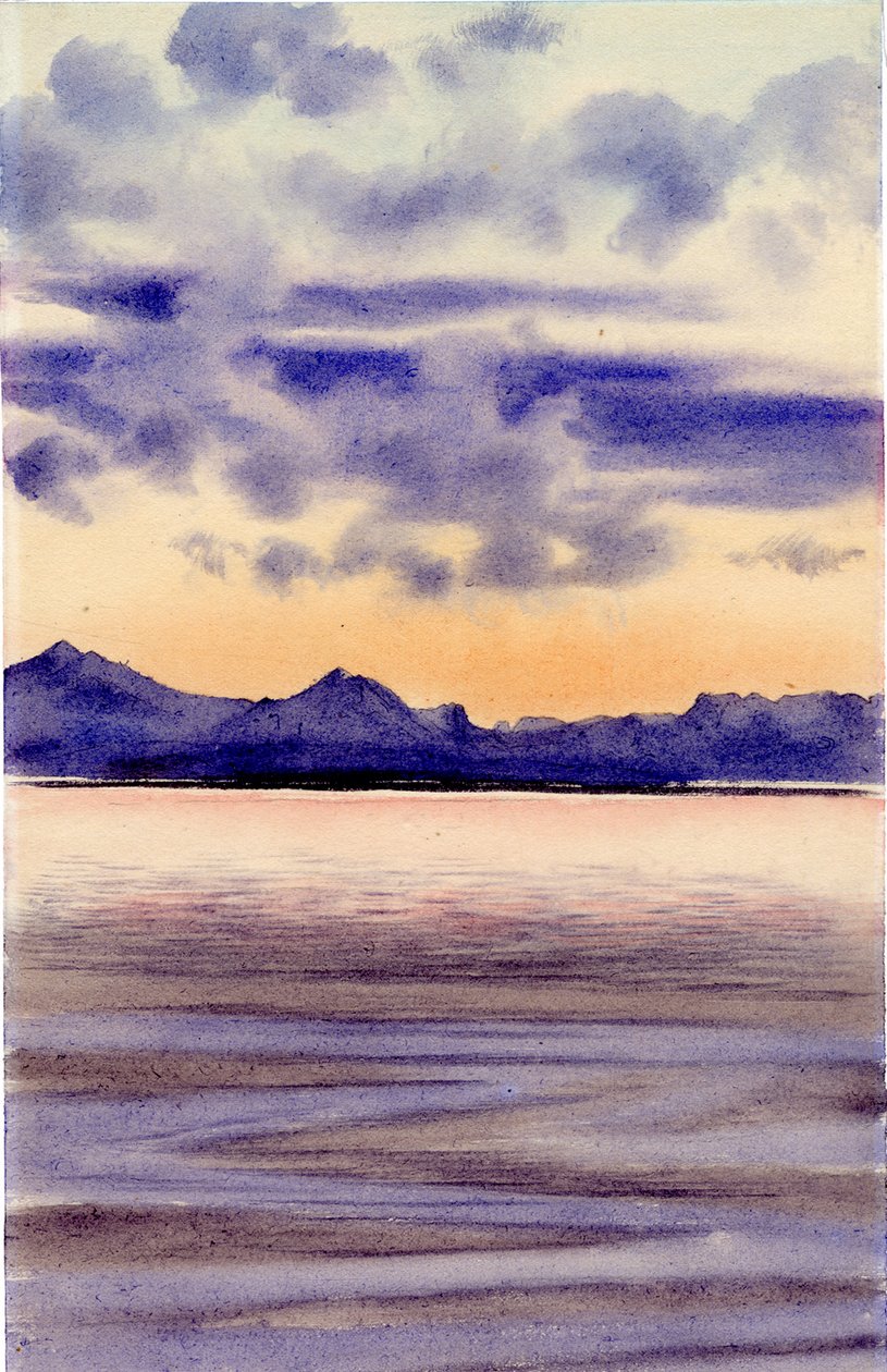 Rauhallinen meri, 1901-04 (wc paperilla) tekijältä Edward Adrian Wilson