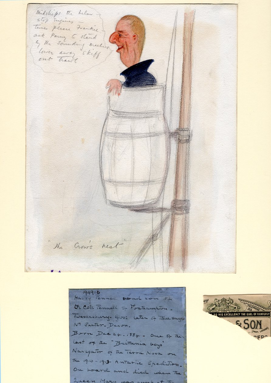 Henry Pennell, 1910-12 (wc ja kynä paperille) tekijältä Edward Adrian Wilson