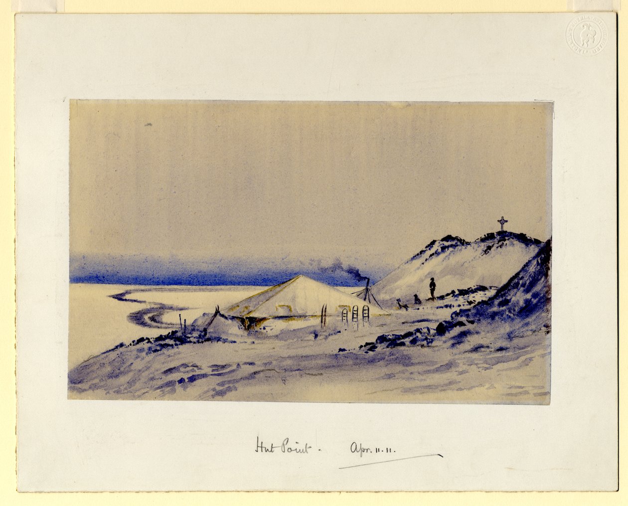 Hut Point, 1911 (wc paperilla) tekijältä Edward Adrian Wilson