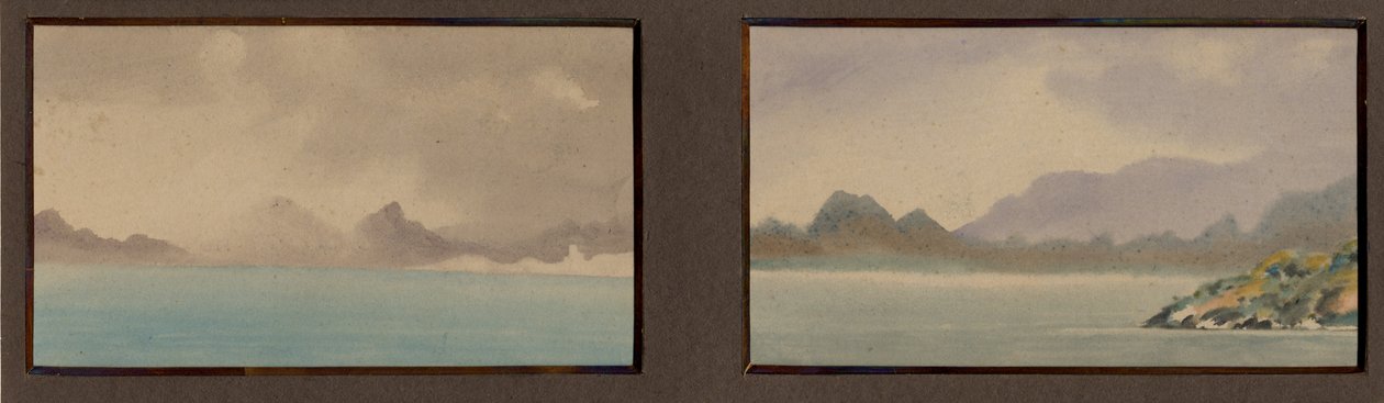 Vesivärit Norjan muistikirjasta, 1898-99 (wc paperilla) tekijältä Edward Adrian Wilson