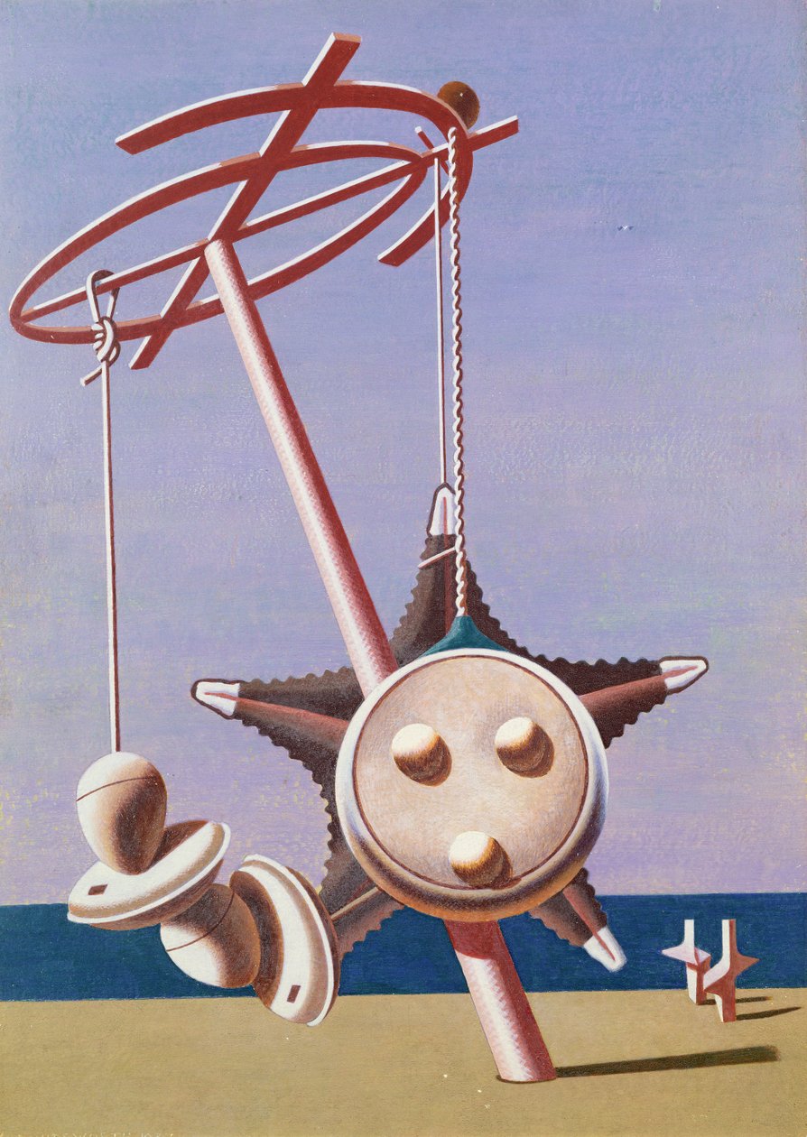 Enigma (öljy kankaalle) tekijältä Edward Alexander Wadsworth