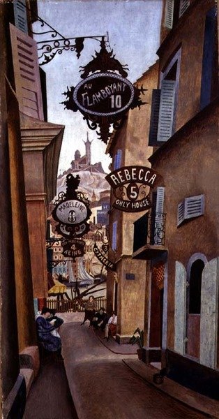 Rue de la Reynarde, Marseille tekijältä Edward Alexander Wadsworth