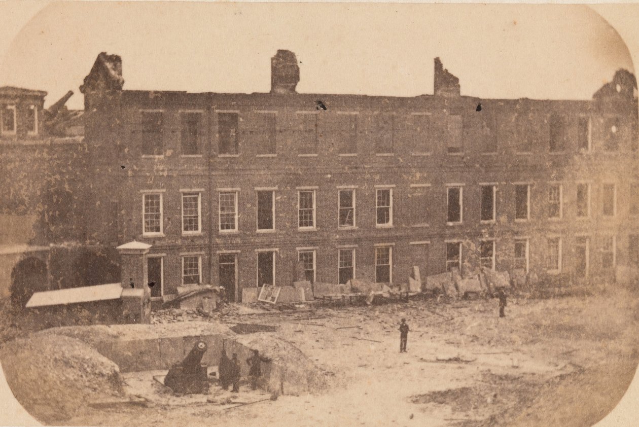 Fort Sumterin evakuointi, huhtikuu 1861, huhtikuu 1861. tekijältä Edward Anthony