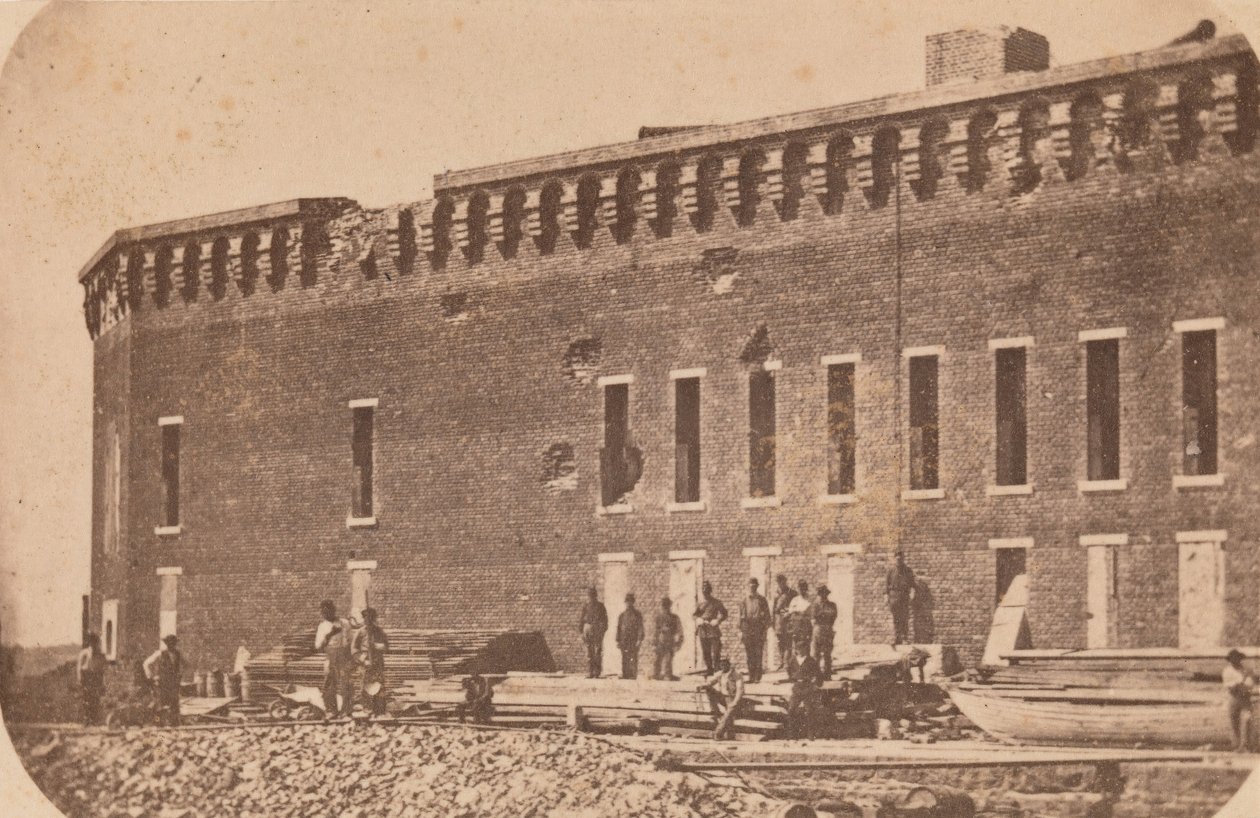 Fort Sumterin evakuointi, huhtikuu 1861, huhtikuu 1861. tekijältä Edward Anthony
