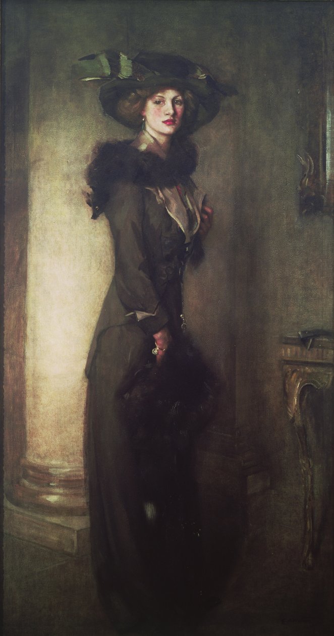 Majavahattu, n. 1912 tekijältä Edward Arthur Walton
