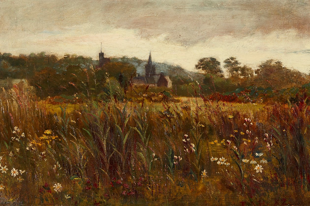 Vilaus Kirkcudbrightista (öljy kankaalle) tekijältä Edward Atkinson Hornel