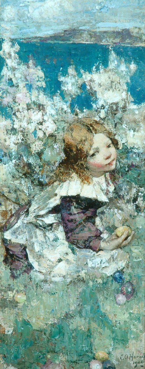 Lapsi keväällä tekijältä Edward Atkinson Hornel