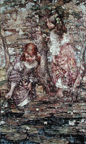 Liljojen kerääminen tekijältä Edward Atkinson Hornel