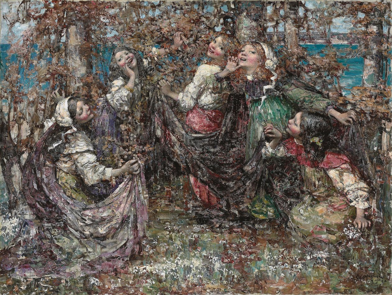 Ring-a-Ring-a-Roses tekijältä Edward Atkinson Hornel