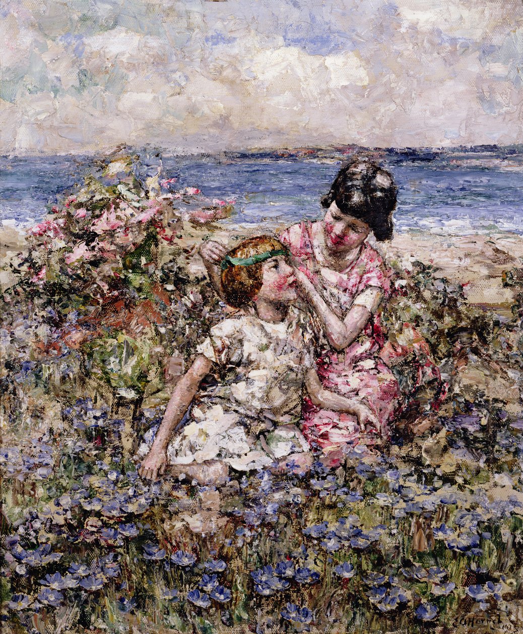 Toukokuun kuningatar (öljy kankaalle) tekijältä Edward Atkinson Hornel