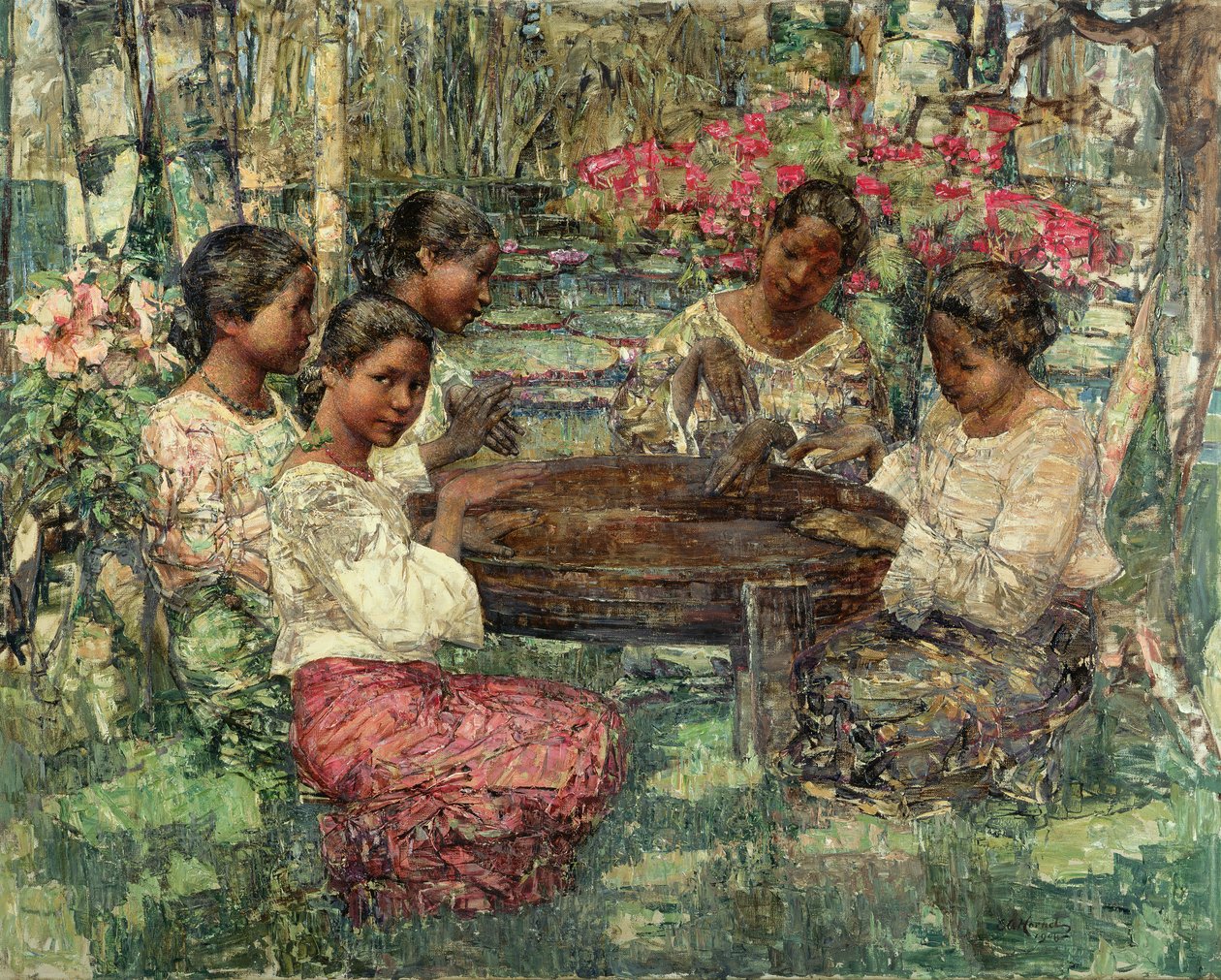 Tom-Tom Players, Ceylon tekijältä Edward Atkinson Hornel