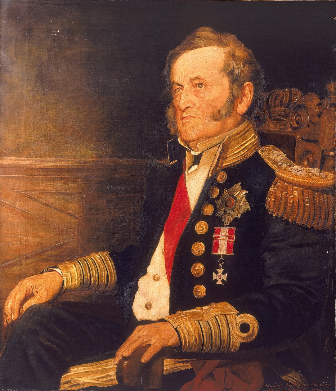 Sir Fairfax Moresby, laivaston amiraali (1786-1877). tekijältä Edward Augustus Gifford