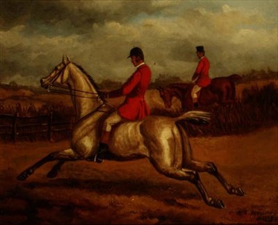 The Huntsman (öljy kankaalle) tekijältä Edward Benjamin Herberte