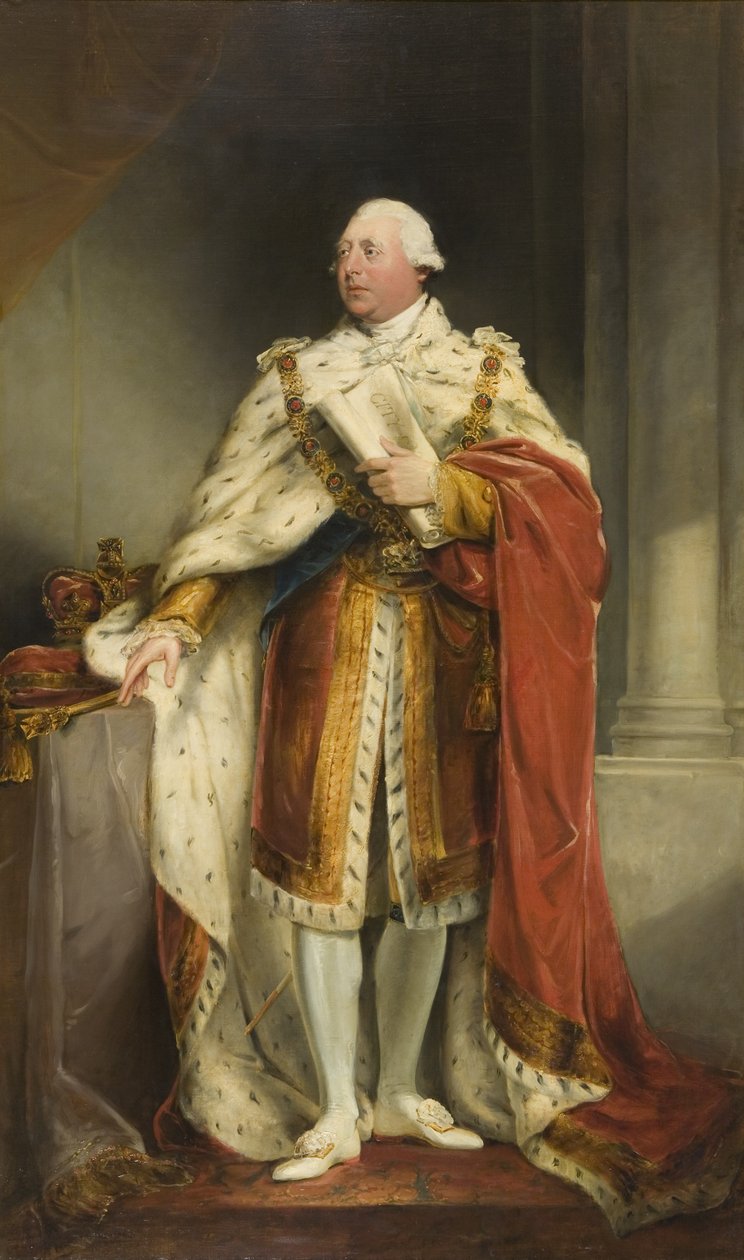 Yrjö III:n muotokuva, n. 1810-1815 tekijältä Edward Bird