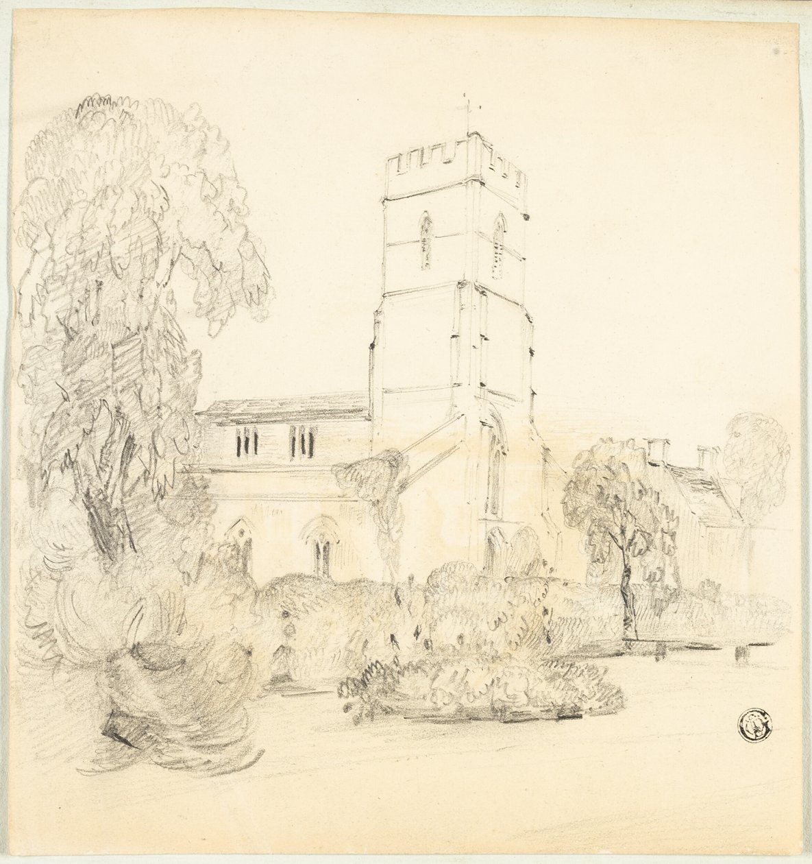 Englanti Country Church tekijältä Edward Blore