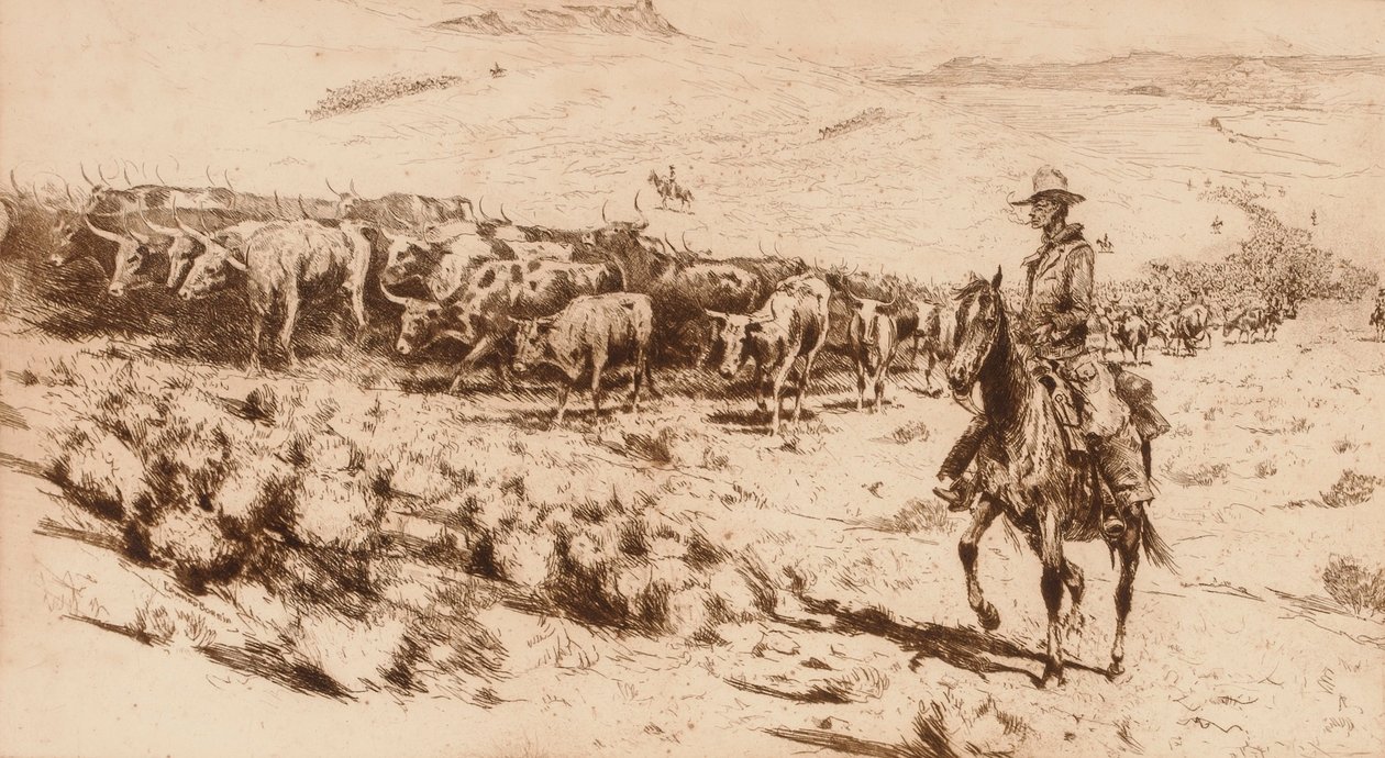 Trail Herd (nro 2) tekijältä Edward Borein