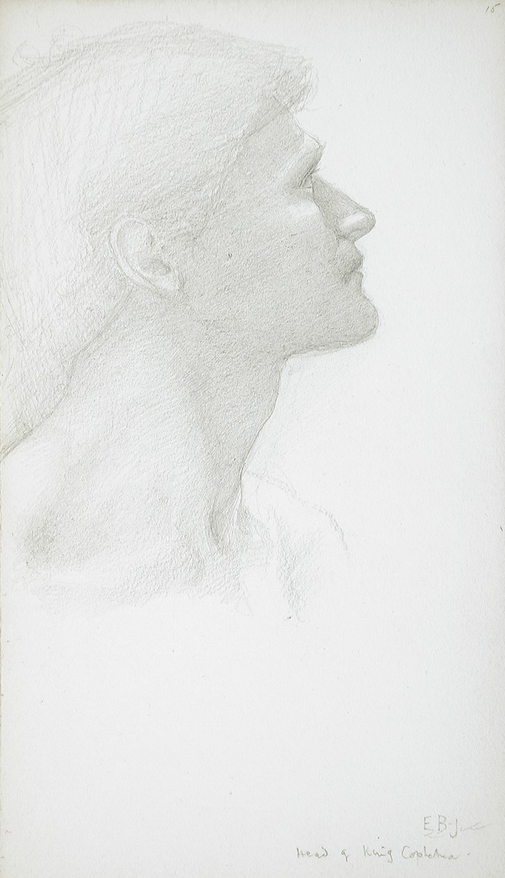Miehen pää tekijältä Edward Burne-Jones
