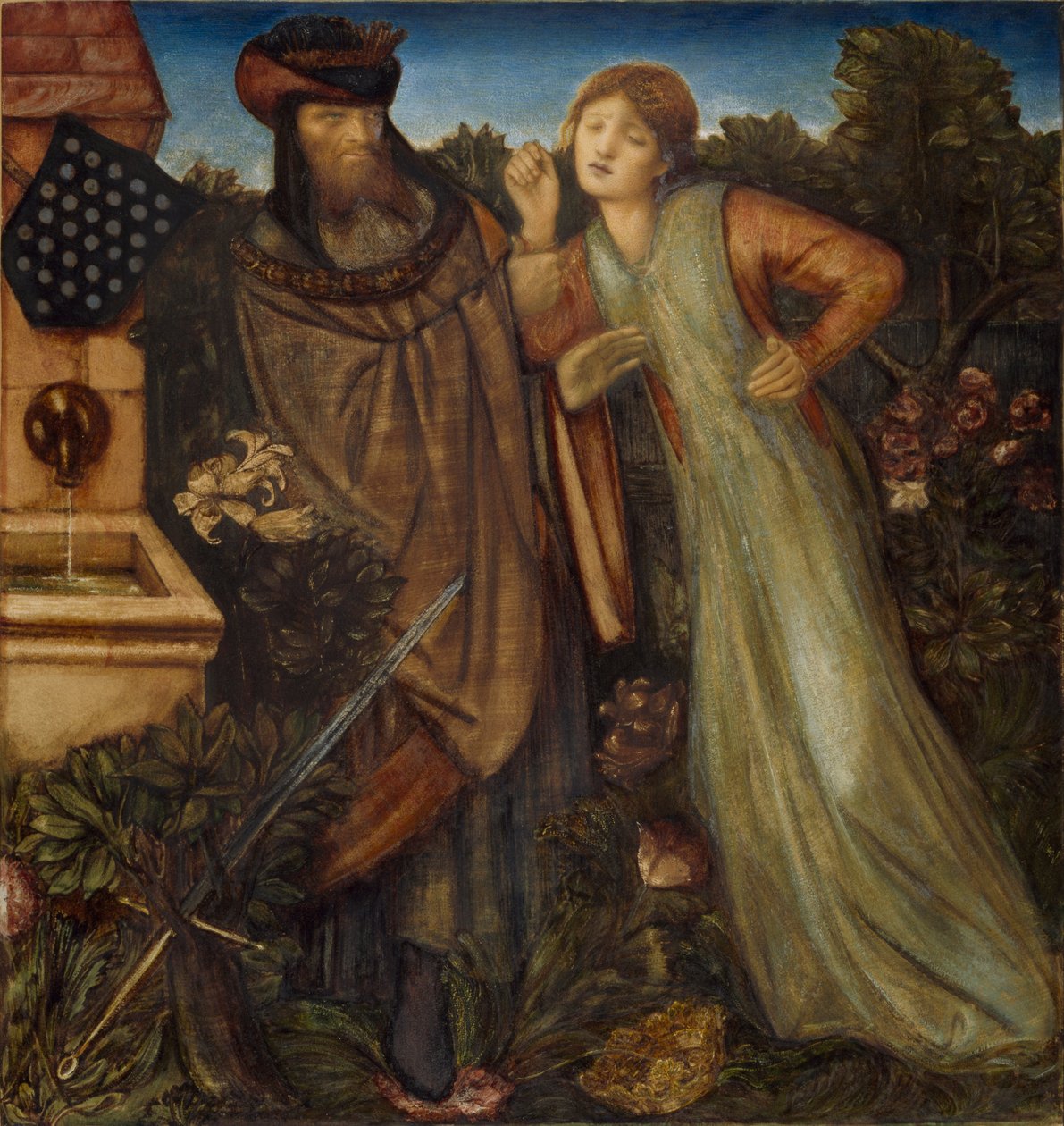 Kuningas Mark ja La Belle Iseult tekijältä Edward Burne-Jones