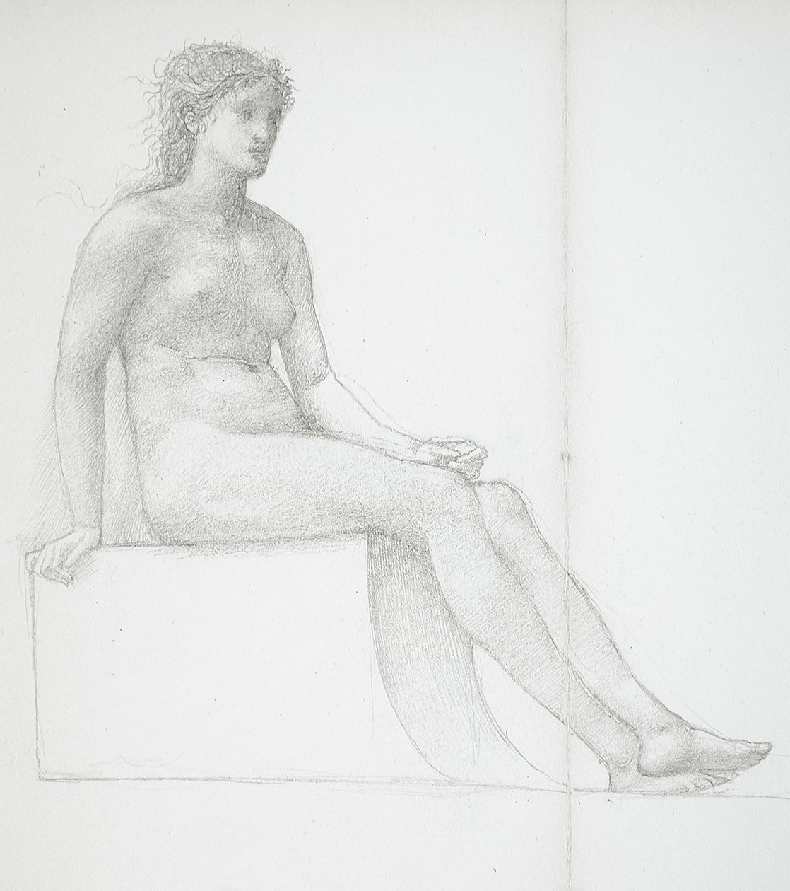 Naisten alastomien jalkojen kuvia tekijältä Edward Burne-Jones