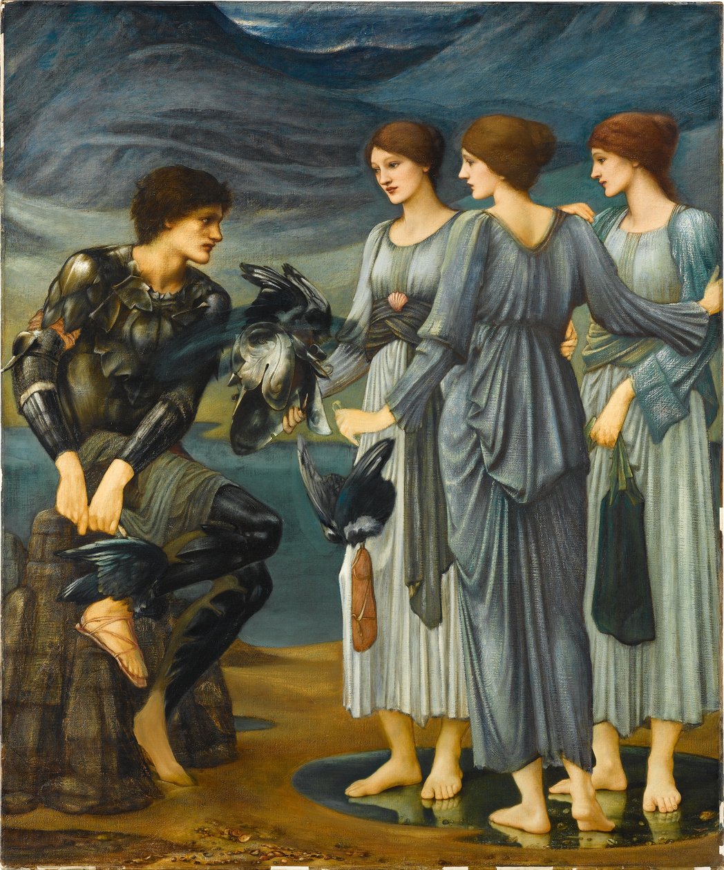 Perseus ja merineidot tekijältä Edward Burne-Jones