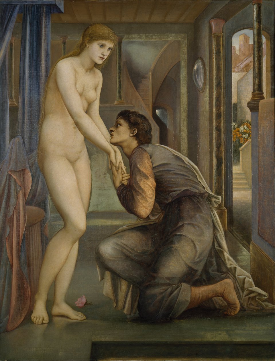 Pygmalion ja kuva - Sielu saavuttaa sen tekijältä Edward Burne-Jones