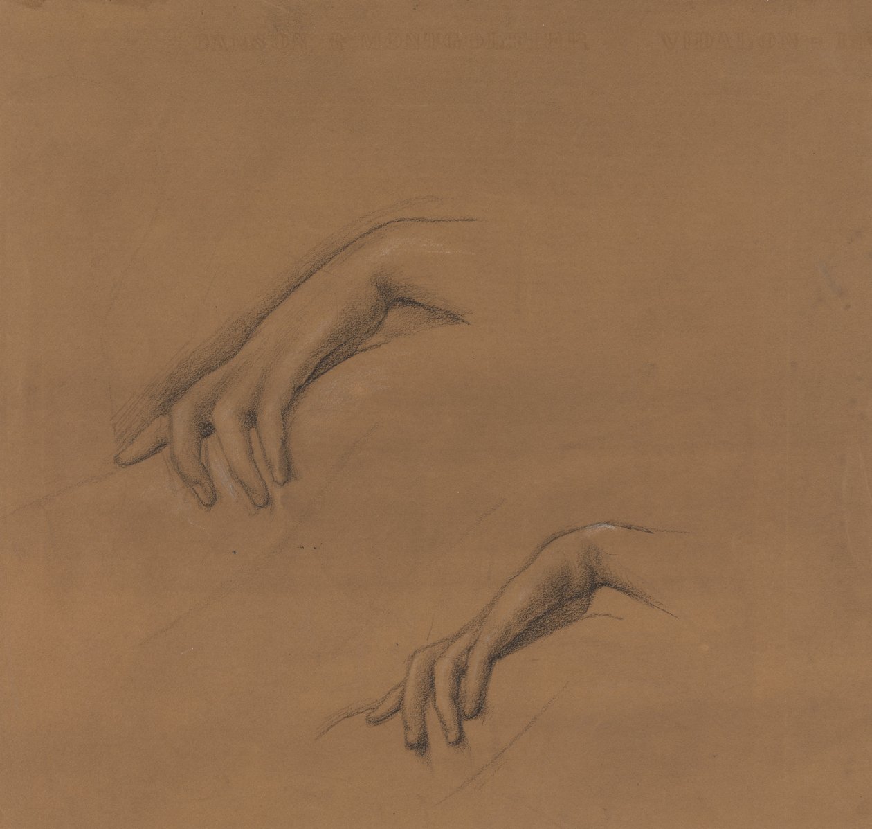 Studies for a Hand in the Godhead Fires tekijältä Edward Burne-Jones