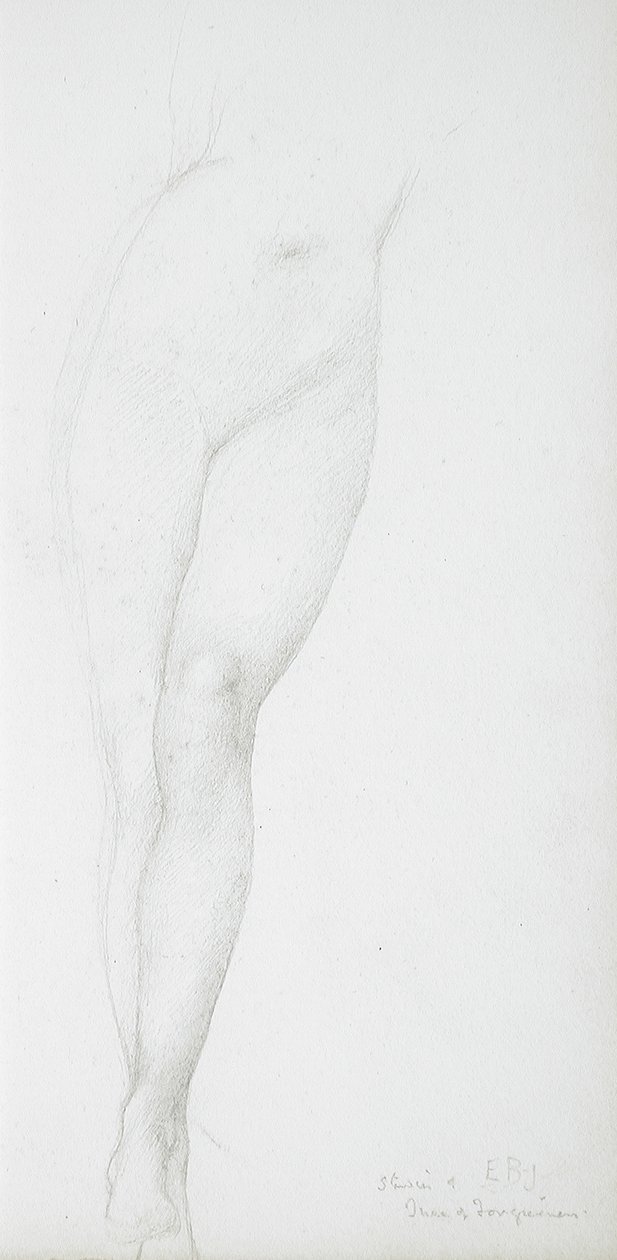 Tutkimus naisten jaloista tekijältä Edward Burne-Jones