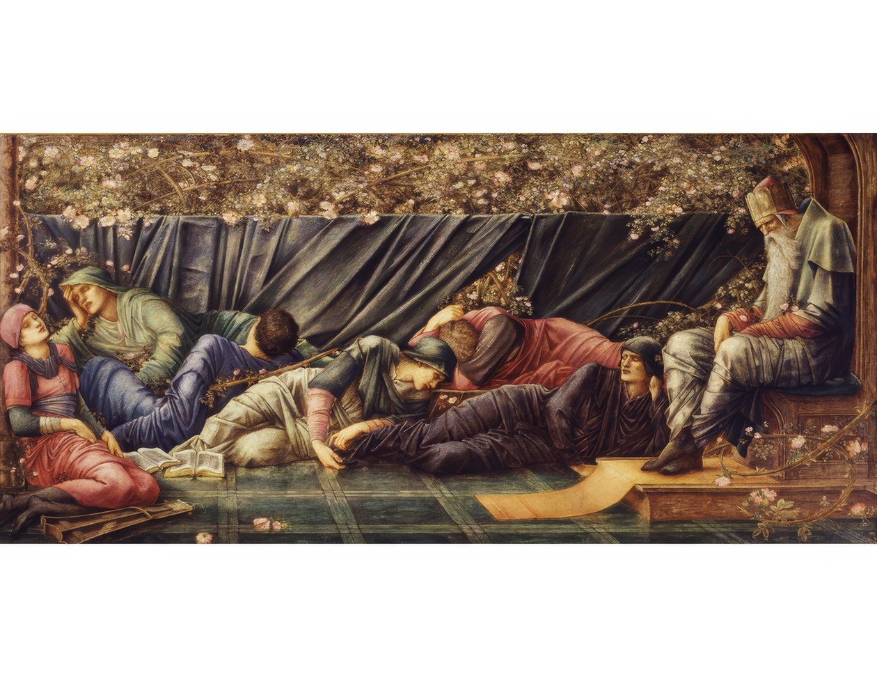 Neuvoston istuntosali tekijältä Edward Burne-Jones