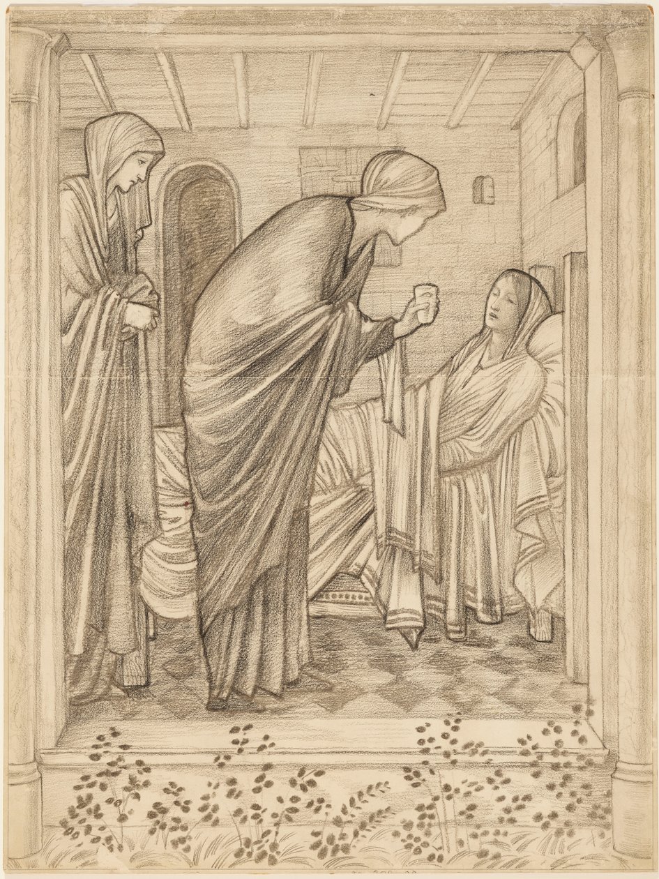 Sairaiden vierailu tekijältä Edward Burne-Jones
