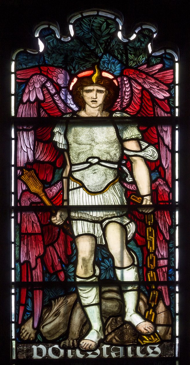 Cambridge, Jesus College Chapel, Morris & Co., Edward Burne-Jones, Powers, 1873 tekijältä Edward Burne Jones