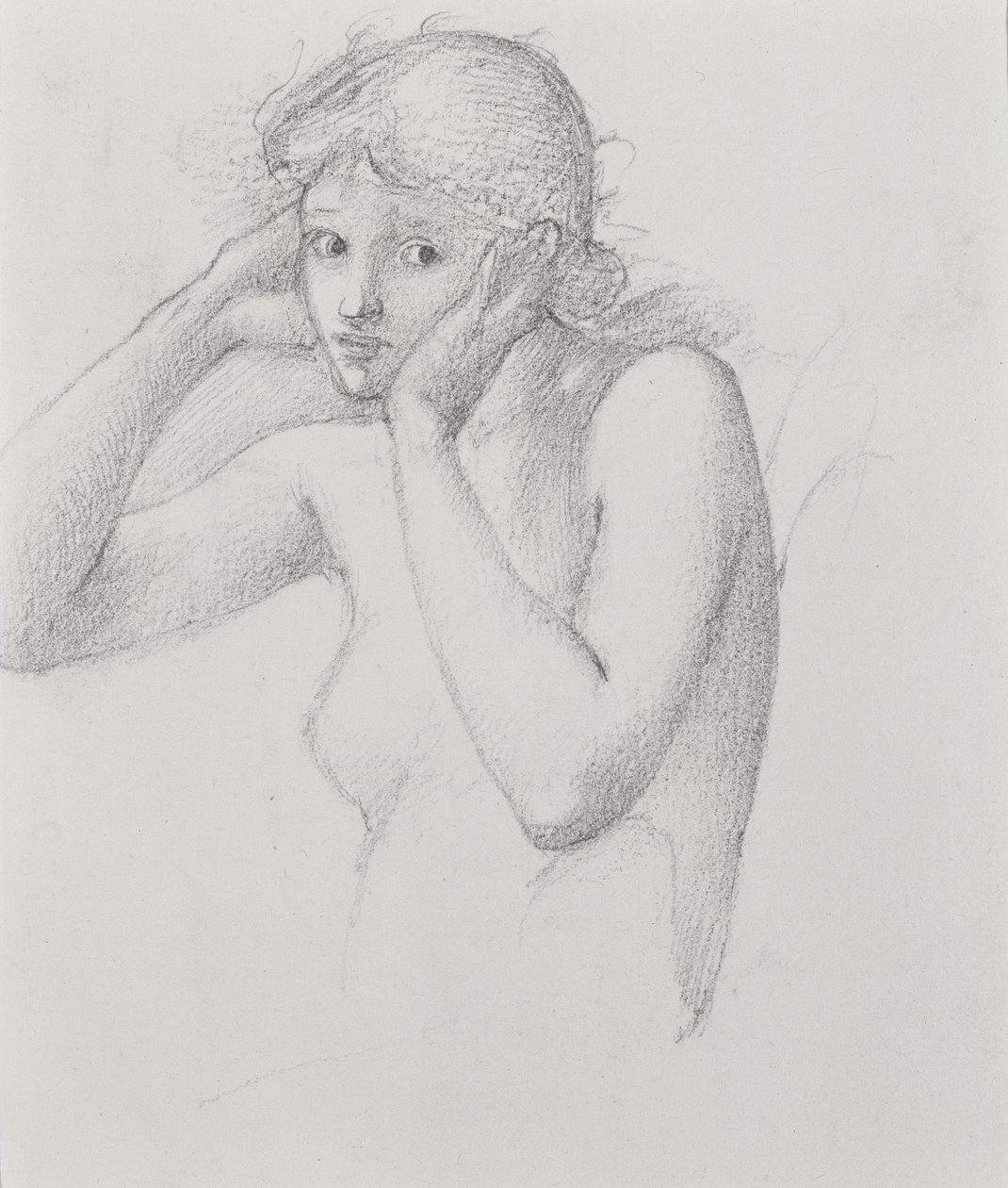 Kukkulakeiju (ks. 452519 recto) tekijältä Edward Burne Jones