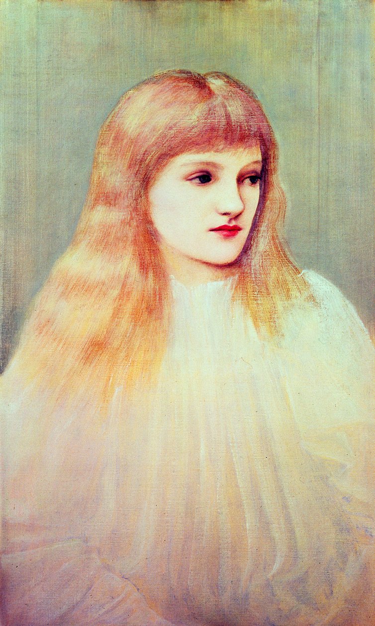 Cecily Hornerin muotokuva, 1895 tekijältä Edward Burne Jones