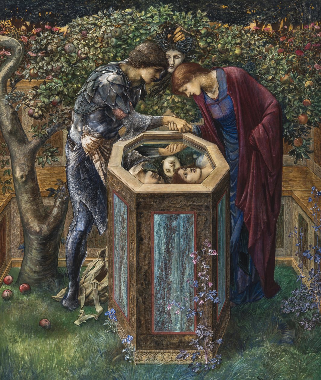 The Baleful Head, n. 1876 (guassi) (katso myös 70777) tekijältä Edward Burne Jones