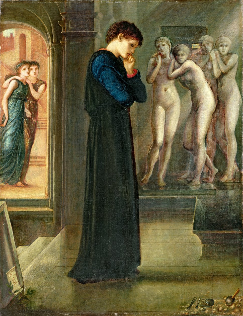 The Heart Desires, Pygmalion and the Image -sarjasta, 1868 tekijältä Edward Burne Jones