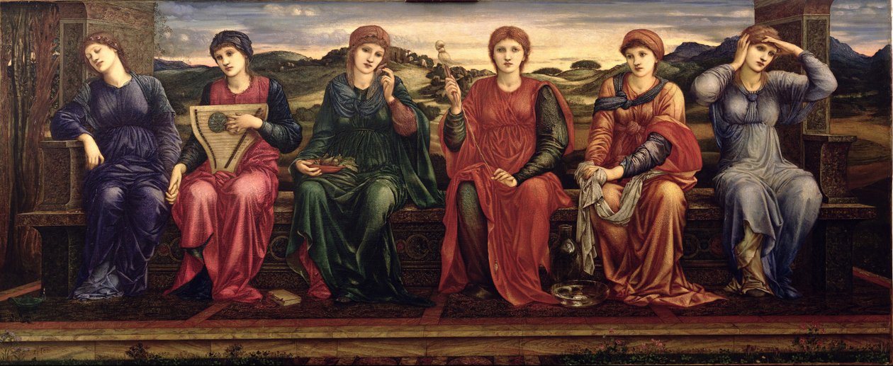 Tuntia, 1870-82 tekijältä Edward Burne Jones