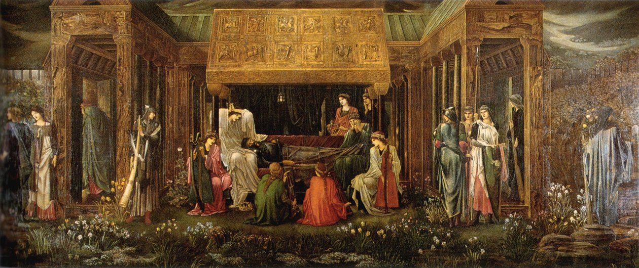 Arthurin viimeinen uni Avalonissa tekijältä Edward Burne Jones