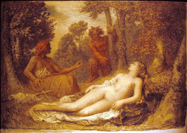 Diana (öljy paperille) tekijältä Edward Calvert