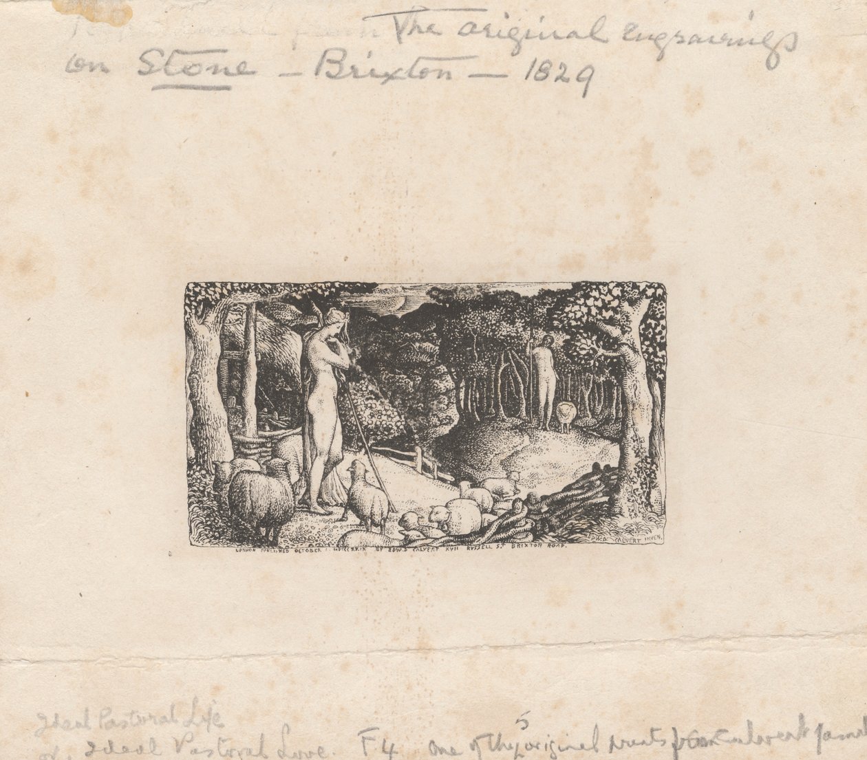 Ihanteellinen pastoraalinen elämä tekijältä Edward Calvert