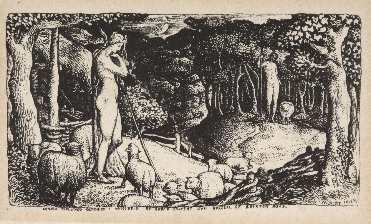 Ihanteellinen paimenelämä tekijältä Edward Calvert