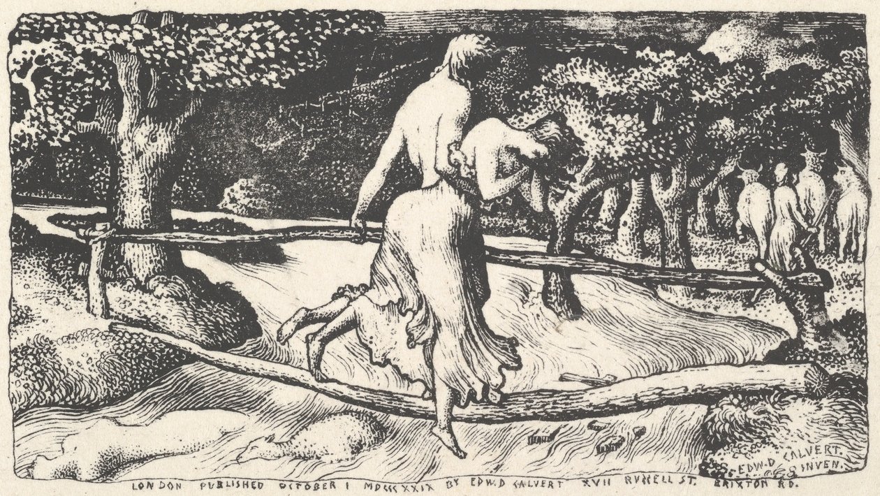 Vedenpaisumus, 1829. tekijältä Edward Calvert