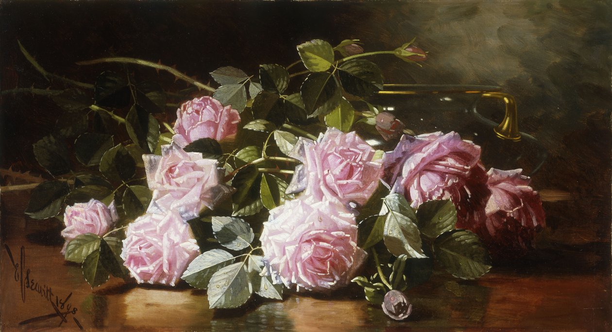 Sateen pestyjä ruusuja, 1898 tekijältä Edward Chalmers Leavitt