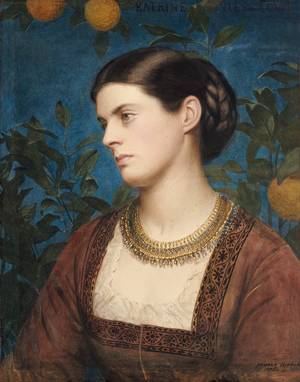 Katrine, kreivitär Cowper, 1875 tekijältä Edward Clifford