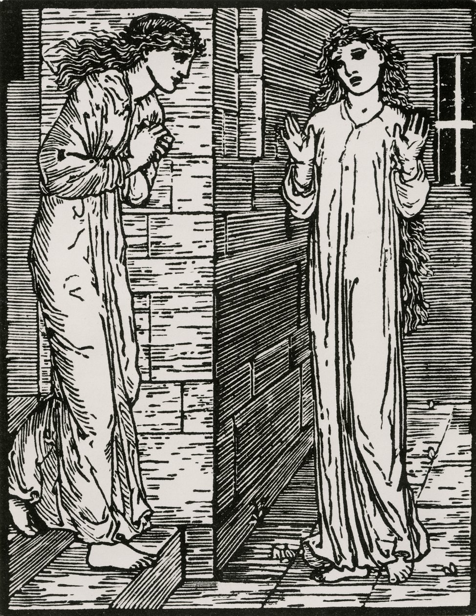 Tulee ensimmäiselle sisarelle tekijältä Edward Coley (after) Burne Jones
