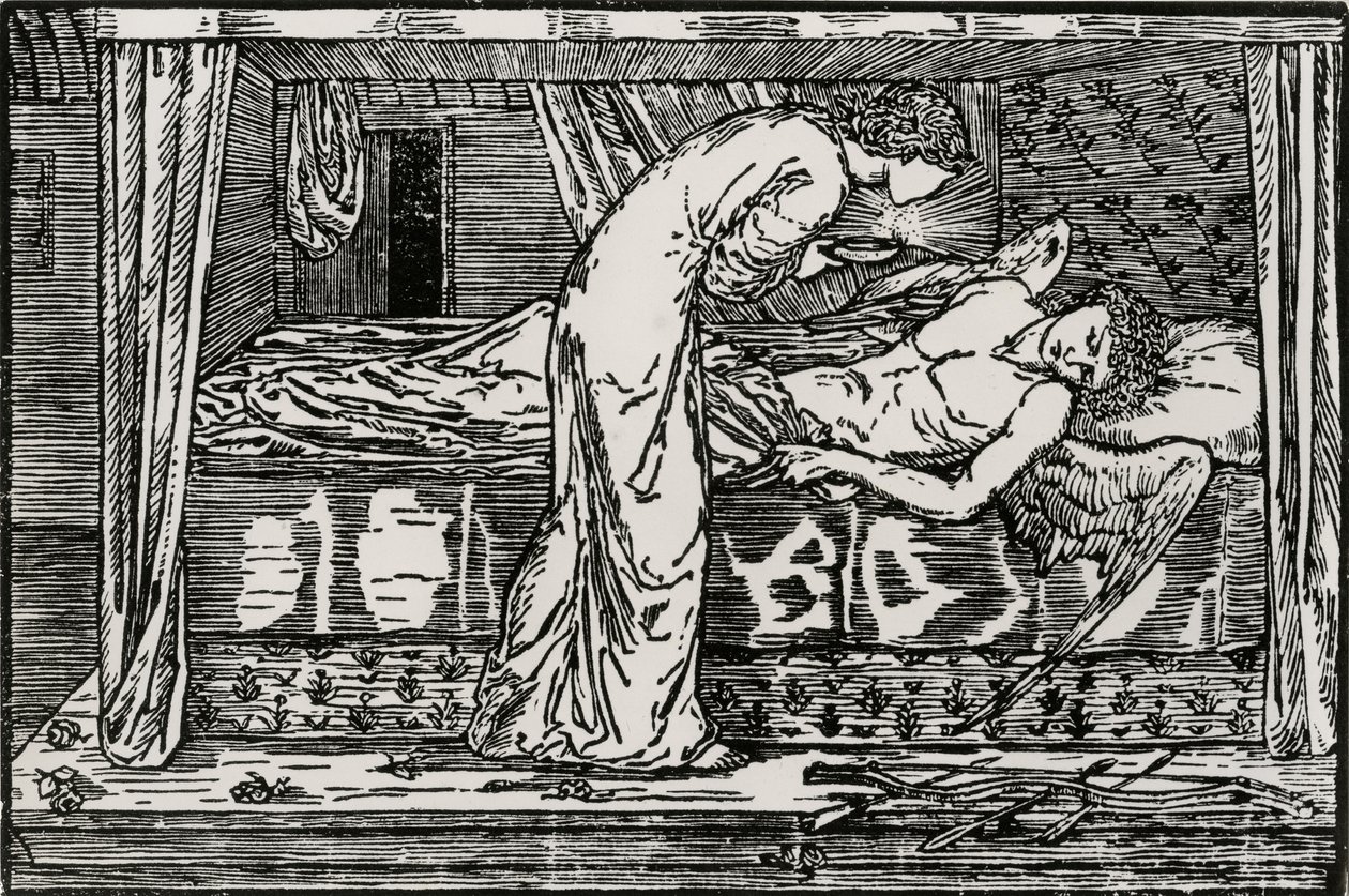 Psyke vakoilu tekijältä Edward Coley (after) Burne Jones